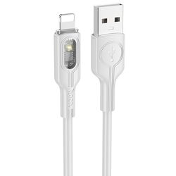 Кабель USB to Lightning Hoco U120 1.2m (Grey)