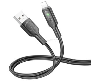 Cablu USB to Lightning Hoco U120 1m (Black)