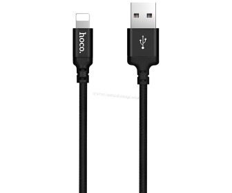 Cablu USB to Lightning Hoco X14 Times Speed 1m (Black)