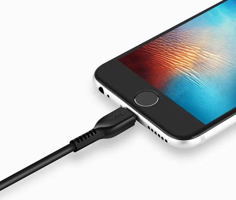 Cablu USB to Lightning Hoco X20 Flash 1m (Black)