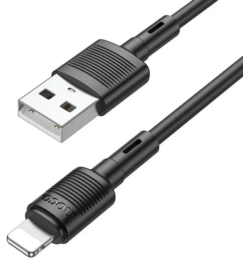 Cablu USB to Lightning Hoco X83 Victory 1m (Black) - 2