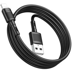 Cablu USB to Lightning Hoco X83 Victory 1m (Black) Thumb