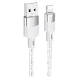 Cablu USB to Lightning Hoco X99 Crystal Junction 1m (Grey)