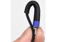 Cablu USB to Micro USB Hoco U39 Slender 1.2m (Blue/Black)