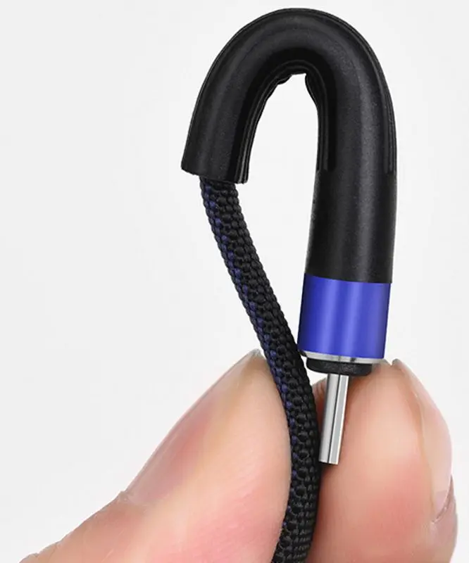 Cablu USB to Micro USB Hoco U39 Slender 1.2m (Blue/Black)