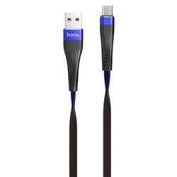 Кабель USB to Micro USB Hoco U39 Slender 1.2м (Blue/Black)