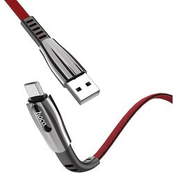 Cablu USB to Micro USB Hoco U70 Splendor 1.2m (Red) Thumb
