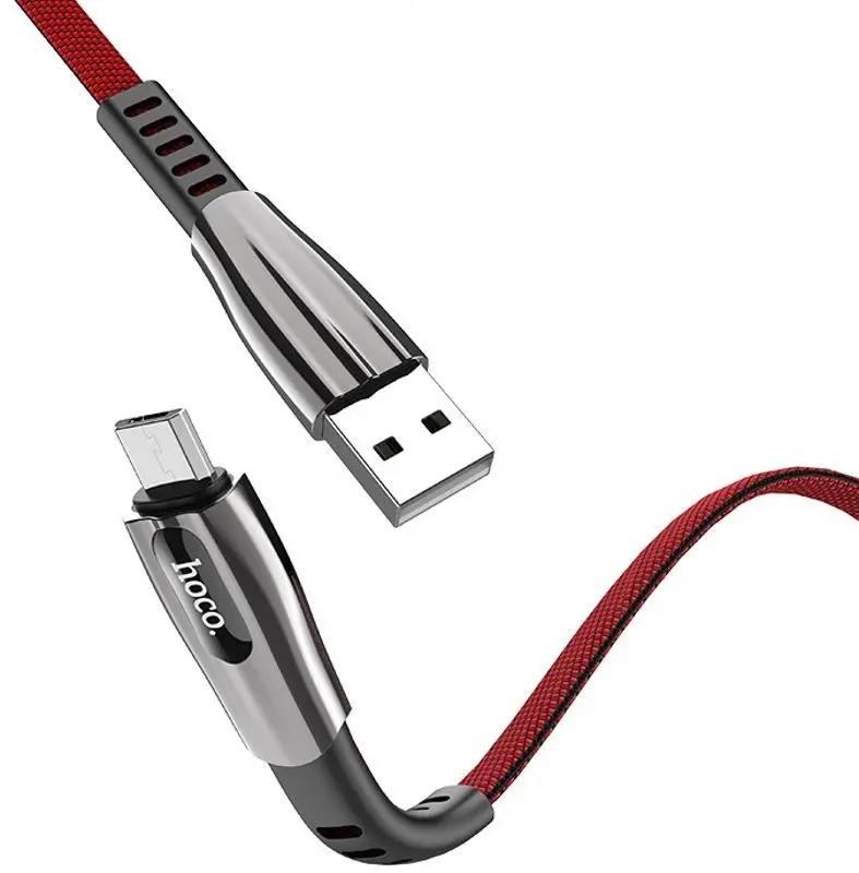 Cablu USB to Micro USB Hoco U70 Splendor 1.2m (Red)