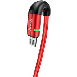 Cablu USB to Micro USB Hoco U93 Shadow 1.2m (Red) Thumb