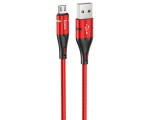 Кабель USB to Micro USB Hoco U93 Shadow 1.2м (Red)