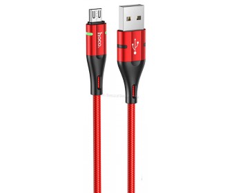 Cablu USB to Micro USB Hoco U93 Shadow 1.2m (Red)