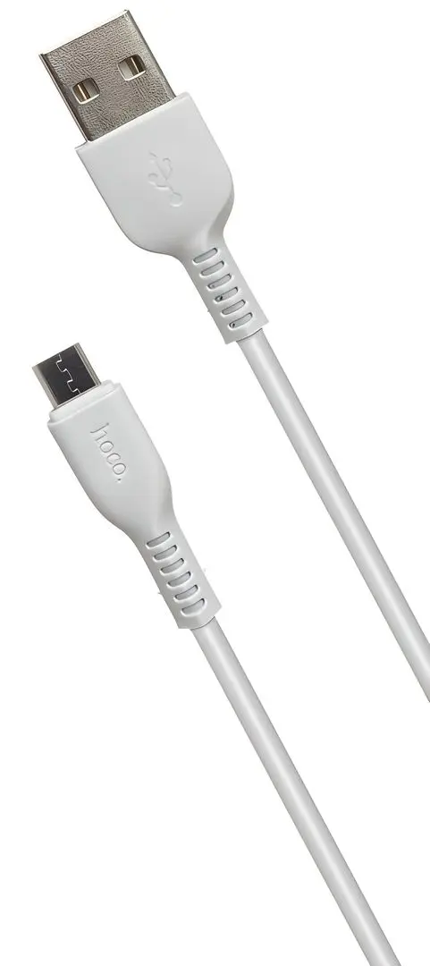 Кабель USB to MicroUSB Hoco X20 Flash 1m (White)