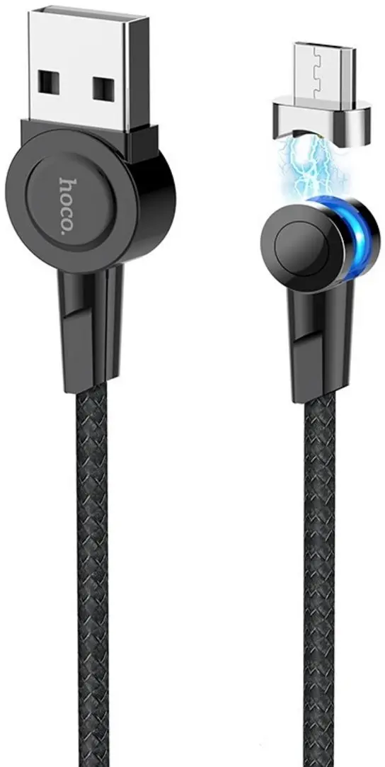Cablu USB to Type-C Hoco S8 Magnetic 1.2m (Black)