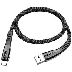 Cablu USB to Type-C Hoco U70 Splendor 1.2m (Dark Gray)