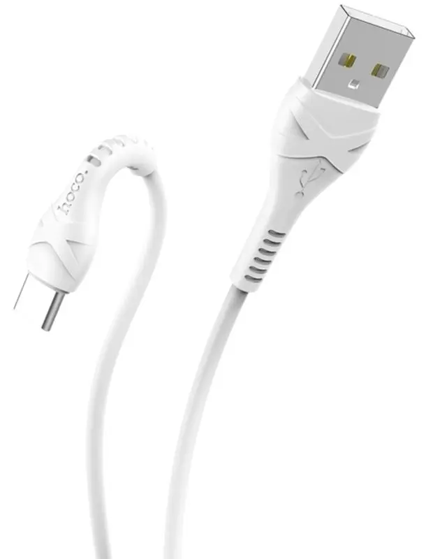 Кабель USB to Type-C Hoco X37 Cool Power 1m (White)