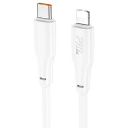 Cablu USB Type-C to Lightning Hoco X93 2m (White)