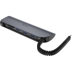 USB Hub Hoco HB17 (Black)