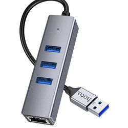 USB hub Hoco HB34 (Grey) Thumb