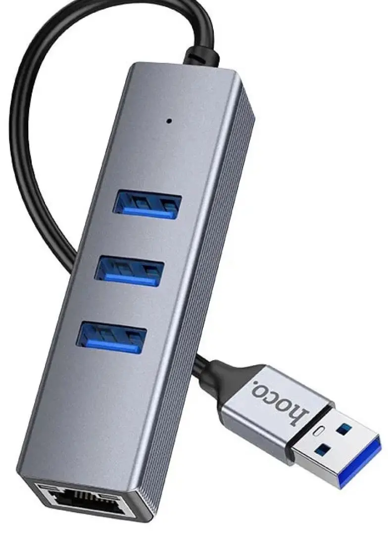 USB hub Hoco HB34 (Grey)