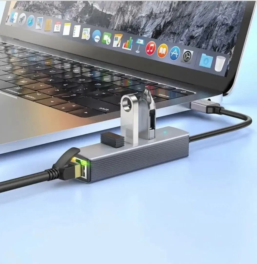 USB hub Hoco HB34 (Grey)