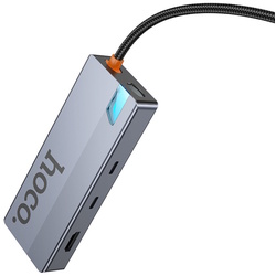 USB-концентратор Hoco HB52 Wow (Space Gray) Thumb