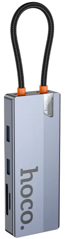 USB-концентратор Hoco HB52 Wow (Space Gray)