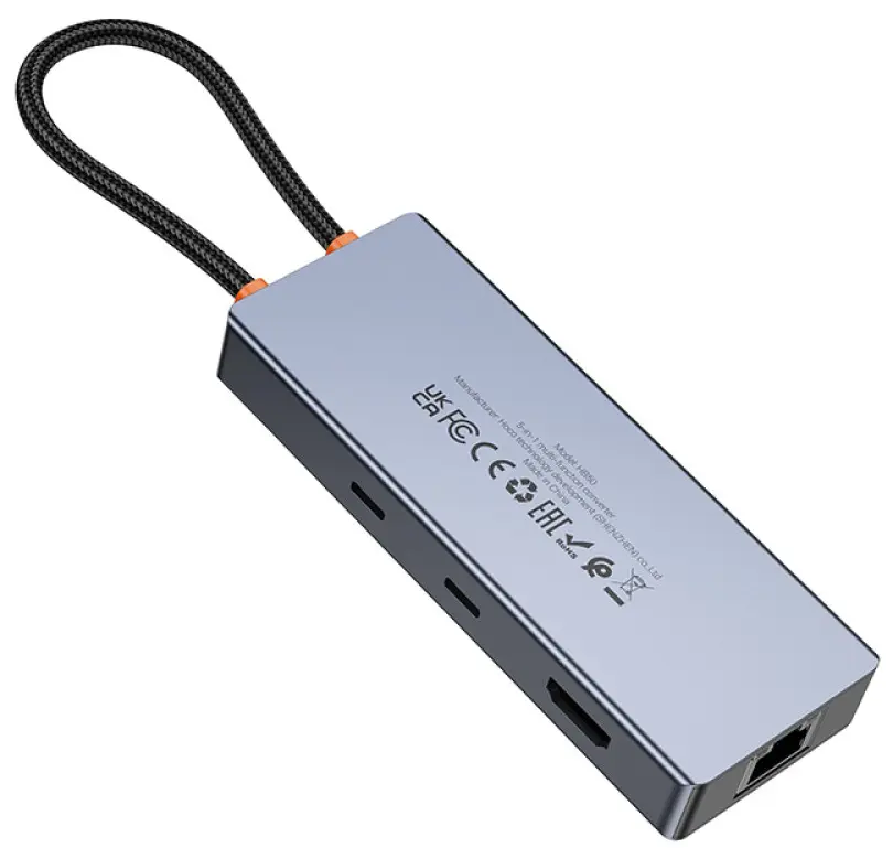 USB-концентратор Hoco HB52 Wow (Space Gray)