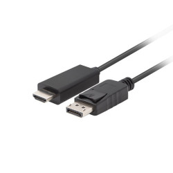 Cablu DP to HDMI Lanberg CA-DPHD-11CC-0010-BK 1m (Black) Thumb