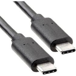 Cablu Type-C to Type-C Lanberg CA-CMCM-32CU-0010-BK 1m (Black) Thumb