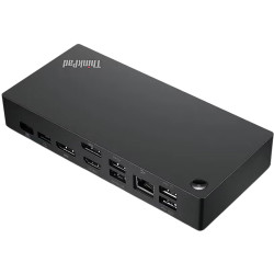 Док-станция Lenovo ThinkPad Universal USB-C 40AY0135EU (Black) Thumb
