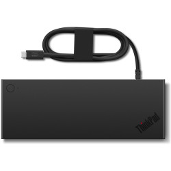 Statie de andocare Lenovo ThinkPad USB4 Smart Dock 5500 (Eclipse Black) Thumb