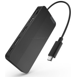 Statie de andocare Lenovo USB-C Dual Display Travel (Eclipse Black)