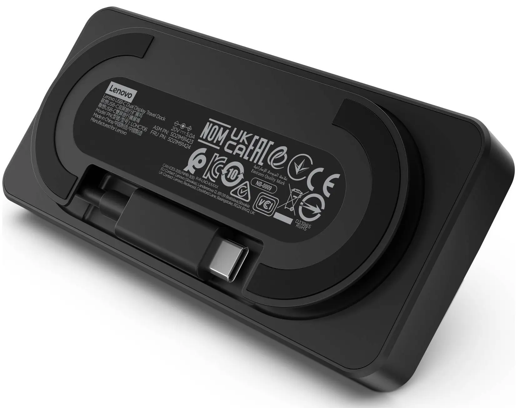 Док-станция Lenovo USB-C Dual Display Travel (Eclipse Black) - 7