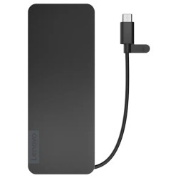 Statie de andocare Lenovo USB-C Slim Travel (Eclipse Black) Thumb