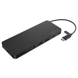 Statie de andocare Lenovo USB-C Slim Travel (Eclipse Black)