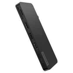 Statie de andocare Lenovo USB-C Slim Travel (Eclipse Black) Thumb