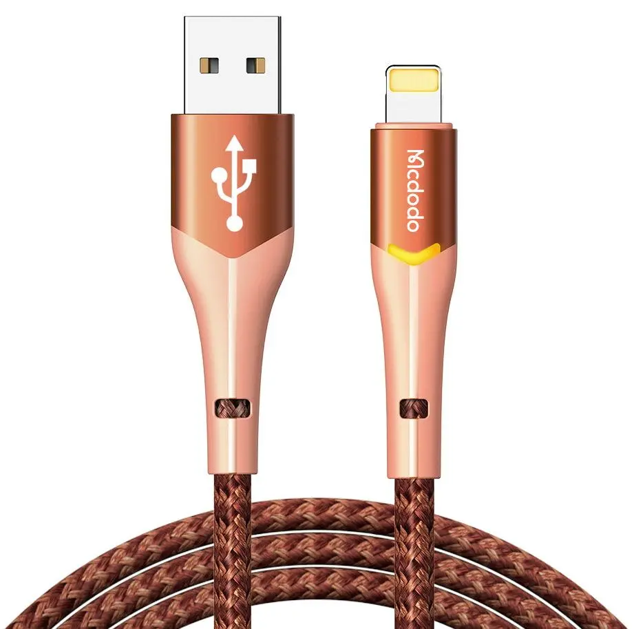 Cablu USB-A to Lightning Mcdodo Magnificence CA-7842 1.2m (Orange)