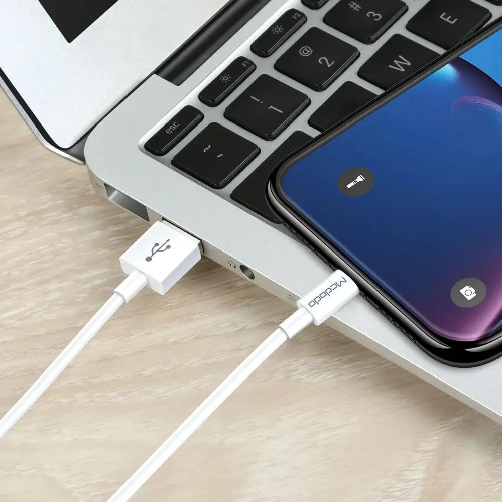 Кабель USB to Lightning Mcdodo Element Series 1m (White)