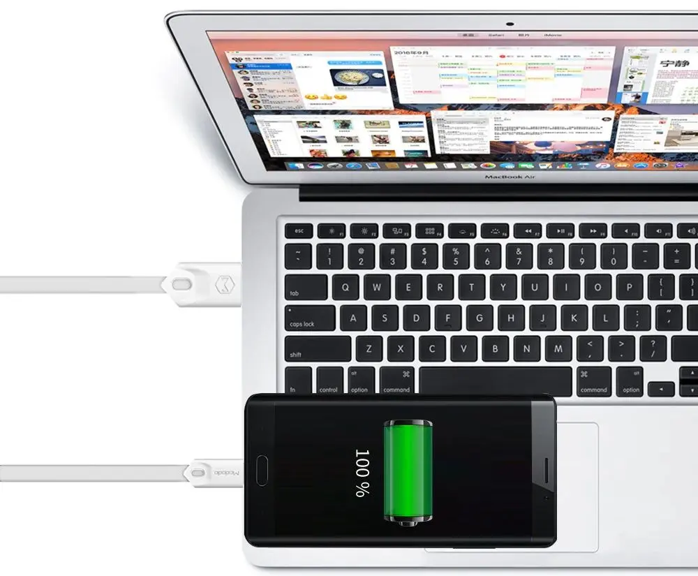 Кабель USB to Micro USB Mcdodo Gorgeous 1m (White)