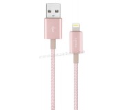 Cablu USB-A to Lightning Moshi Integra 1.2m (Golden Rose)