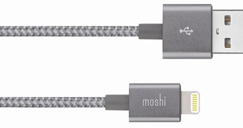 Cablu USB A to Lightning Moshi Integra 1.2m (Gray)
