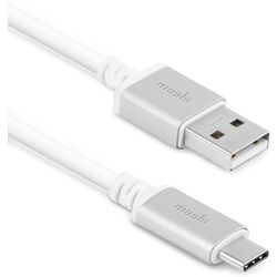 Кабель USB-C to USB-A Moshi Charge Cable (White) Thumb