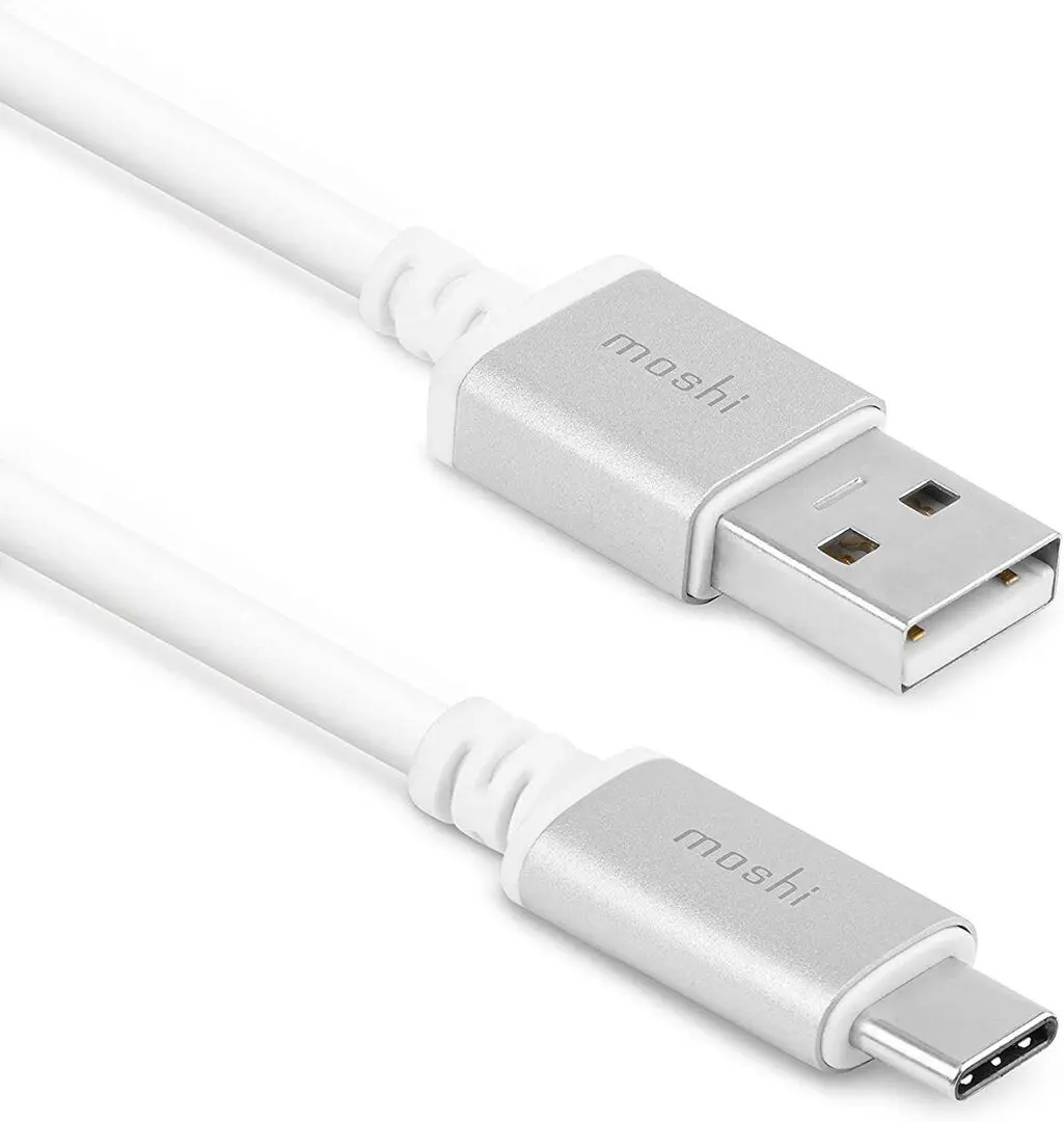 Кабель USB-C to USB-A Moshi Charge Cable (White) - 2