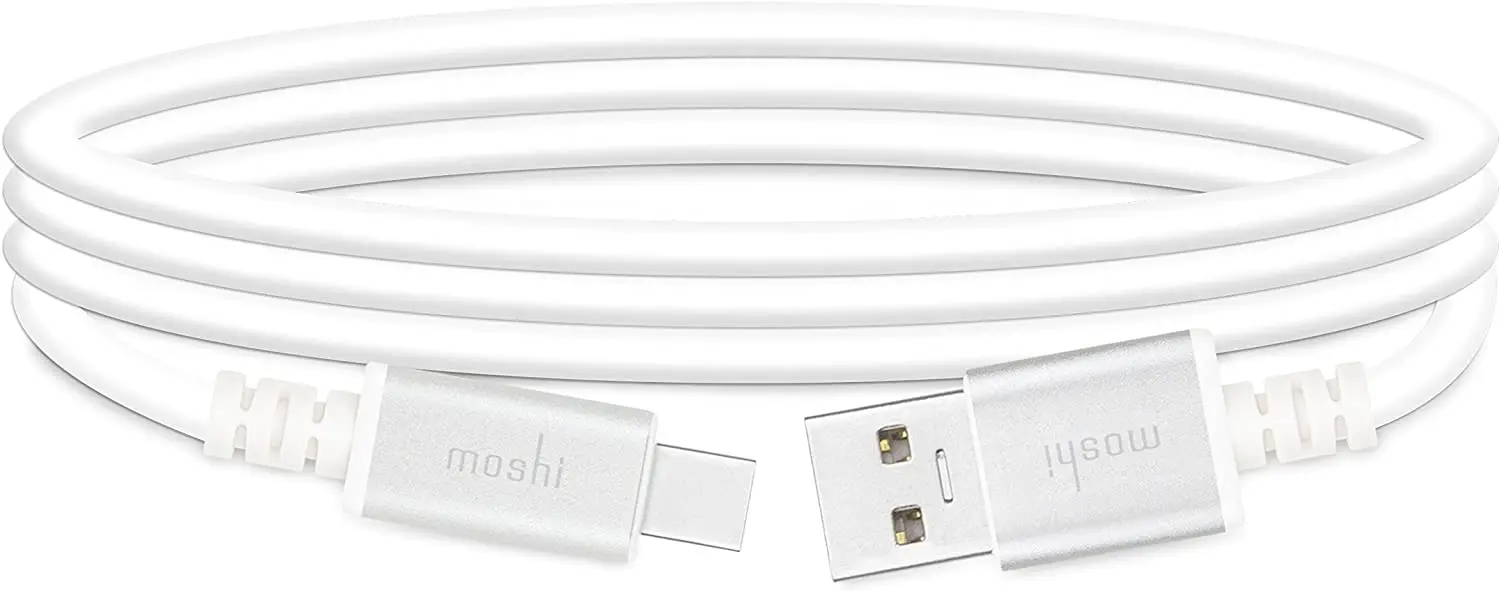 Кабель USB-C to USB-A Moshi Charge Cable (White)
