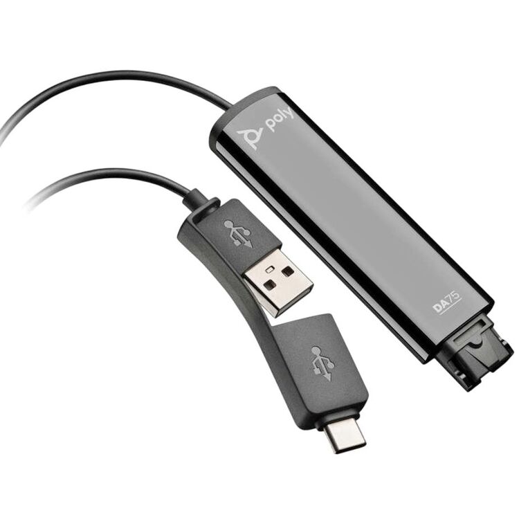 Adapter USB to QD Plantronics Poly DA75 (Black) cumpără în Chișinău ...