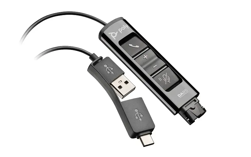 Adaptor USB to QD Poly DA85 (Black)