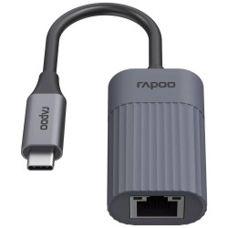 Адаптер USB-C to RJ-45 Rapoo UCA-1016 (Grey) Thumb