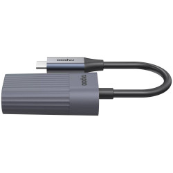 Адаптер USB-C to RJ-45 Rapoo UCA-1016 (Grey) Thumb