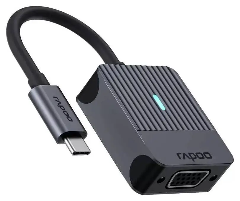 Adaptor USB-C to VGA Rapoo UCA-1003 (Grey)