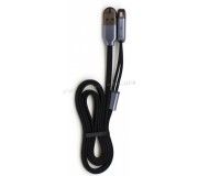 Cablu USB to Lightning/Micro USB Remax RC-025T 1m (Black)